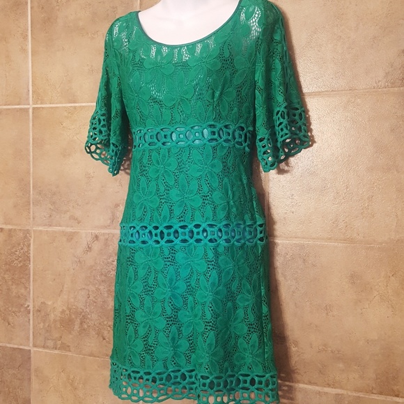 Laundry by Shelli Segal Crochet Dress Size 4 - Picture 4 of 7